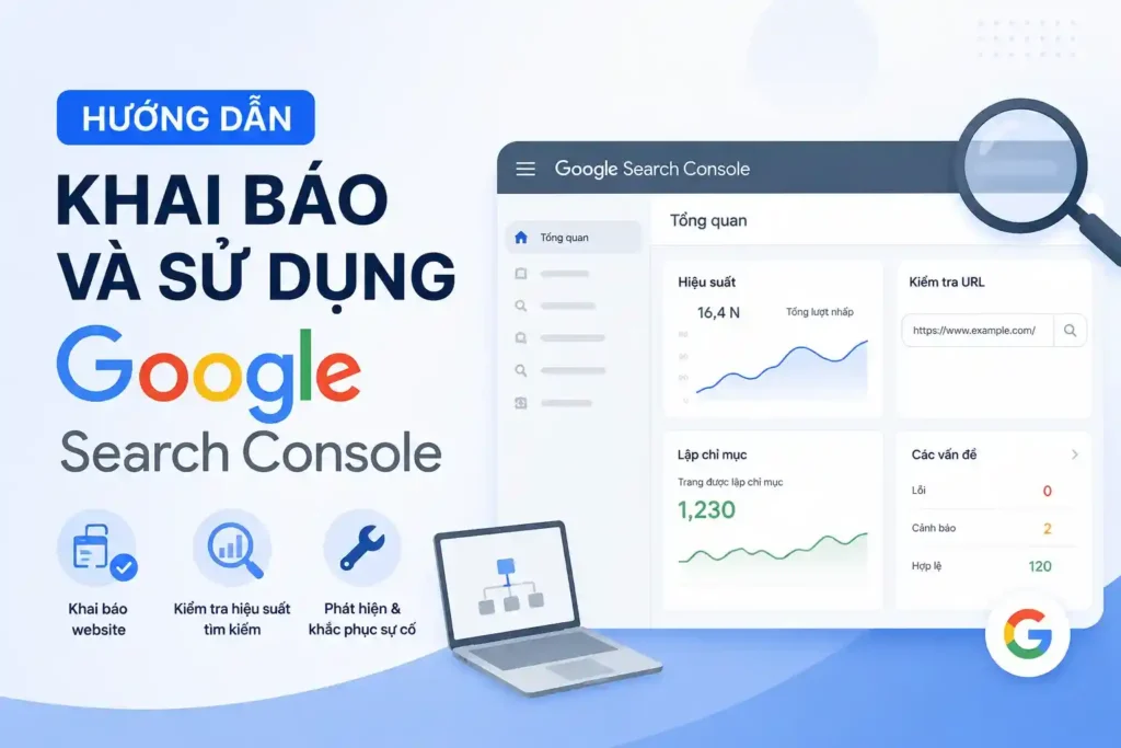 Hướng dẫn xác minh Google search Console