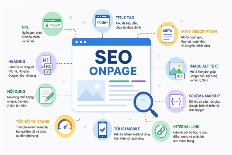 SEO Onpage Là Gì? Checklist Và Quy Trình Tối Ưu Chuẩn Cho Người Mới