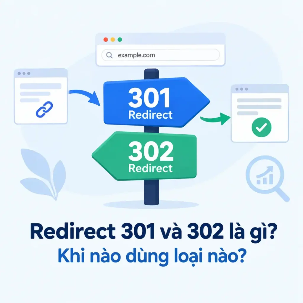 Redirect 301 và 302 là gì? Khi nào dùng loại nào